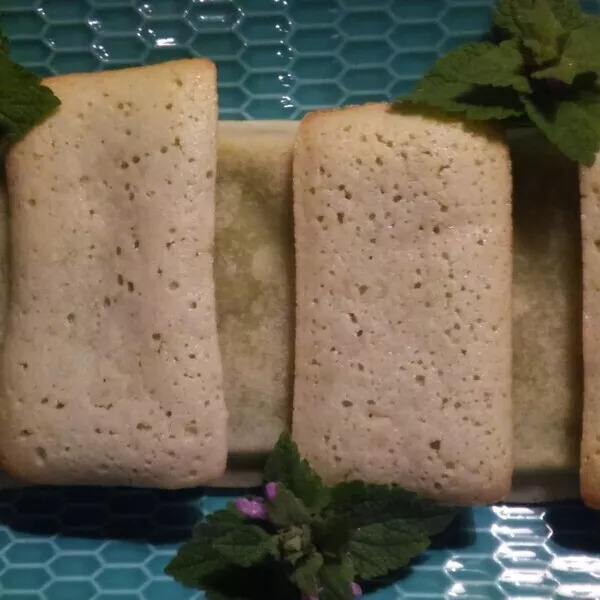Financiers à la menthe