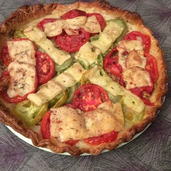 Tarte aux deux tomates