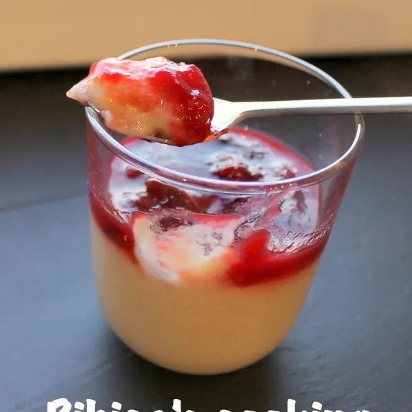 Semoule de riz au lait d'amande et quetsches 