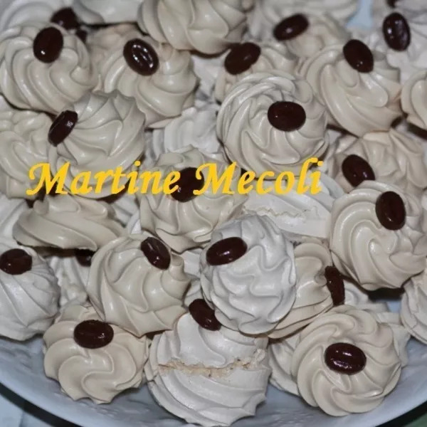 Meringues véganes au café sans cook'in