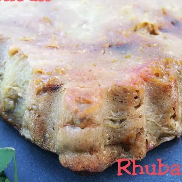 FONDANT A LA RHUBARBE SANS GLUTEN