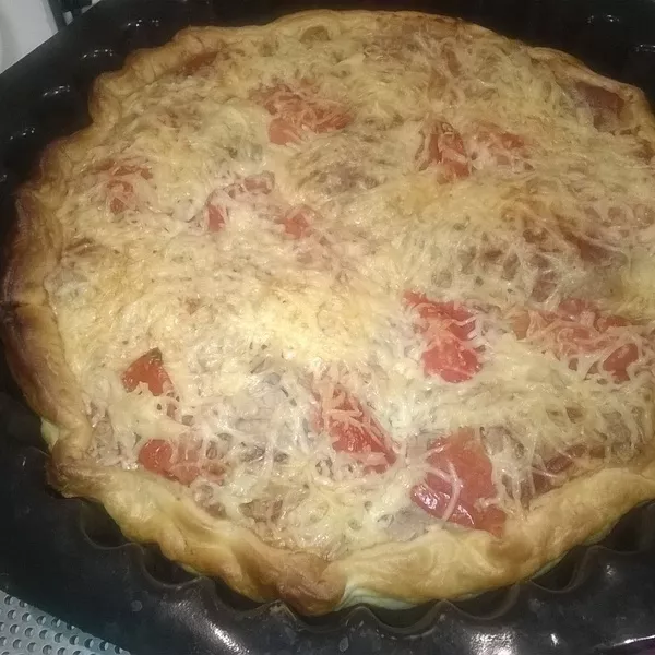 tarte avec les restes du frigo