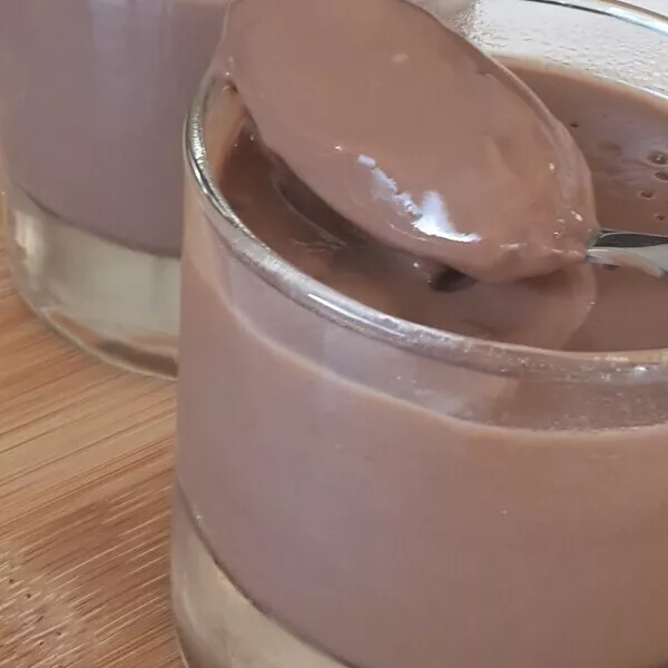 Crème au chocolat sans oeuf sans crème