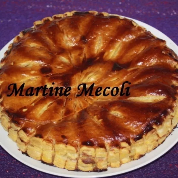 Galette fourrée à la poire