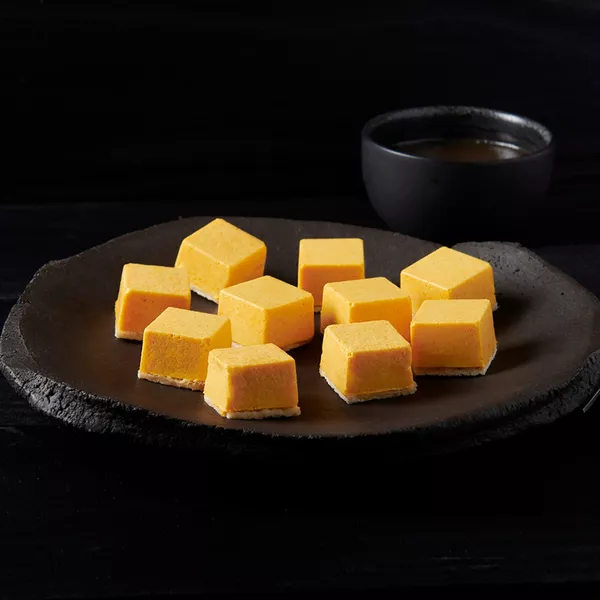 Petites mousses de potiron au curcuma